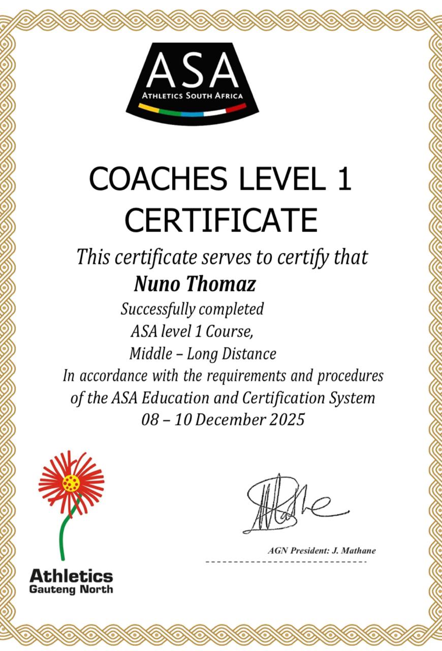 ASA Level 1 Coaching Certificate